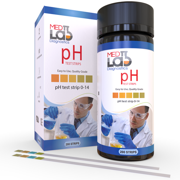 thumbnail image 2 of Plastic PH Test Strips, Universal Application (pH 0~14), 100 Strips 2 of 12